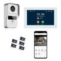 Visiophone connecté 2 fils avec lecteur RFID et enregistreur de visiteurs