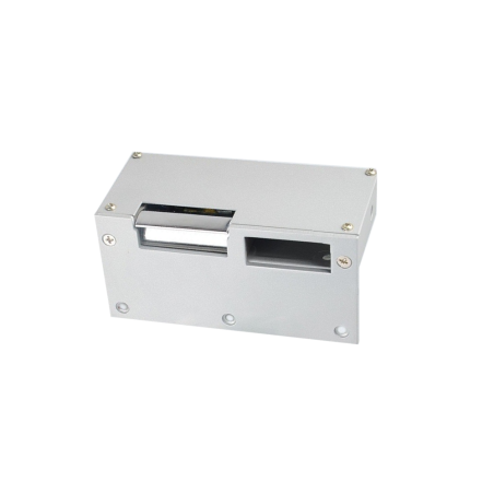 Gache électrique en applique 12V serrure verticale contact stationnaire 158 mm droit Beugnot 7