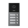 Visiophone pour immeuble 4 boutons avec lecteur de badge RFID intégré