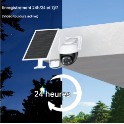 Caméra sans fil orientable solaire WIFI ou 4G