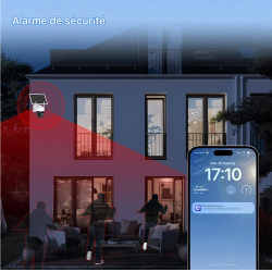 Caméra sans fil orientable solaire WIFI ou 4G