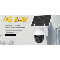Caméra sans fil orientable solaire WIFI ou 4G