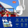 Kit de surveillance vidéo 4 caméras et écran avec enregistrement en continu