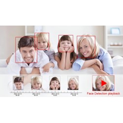 Kit de surveillance vidéo 4 caméras et écran avec enregistrement en continu
