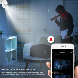 Kit de surveillance vidéo 4 caméras et écran avec enregistrement en continu