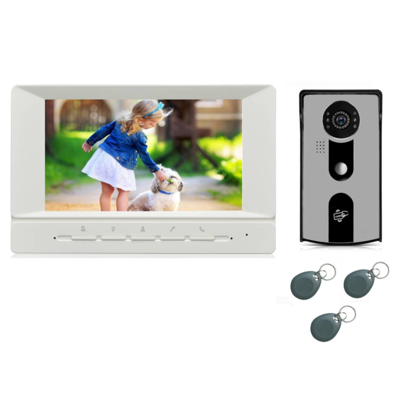 Vidéophone couleur avec lecteur RFID