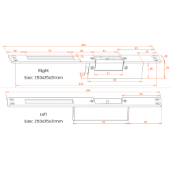 Gâche électrique pour porte ou portillon réversible - Automatisme Passion