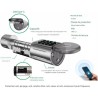 Cylindre étanche IP65 pour serrure de porte à codes, RFID & Smartphone