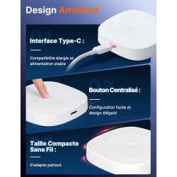 Passerelle domotique multi-mode Moes et Tuya Bluetooth Mesh et Zigbee 3.0